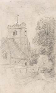 Leatherhead Church, Near Epsom, from the Northeast by John Constable
